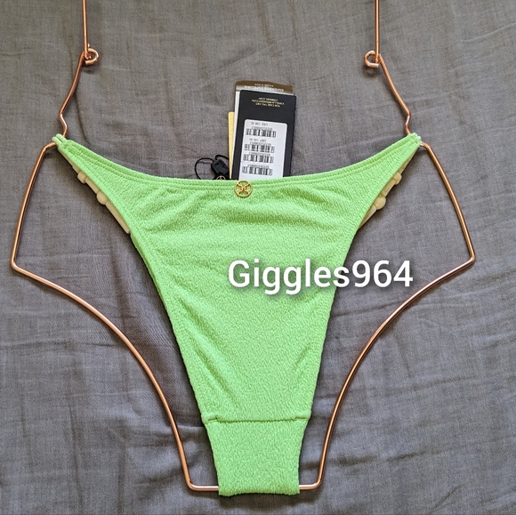 Vix Firenze Zene Beaded Bikini Set Lime Green - Picture 7 of 8